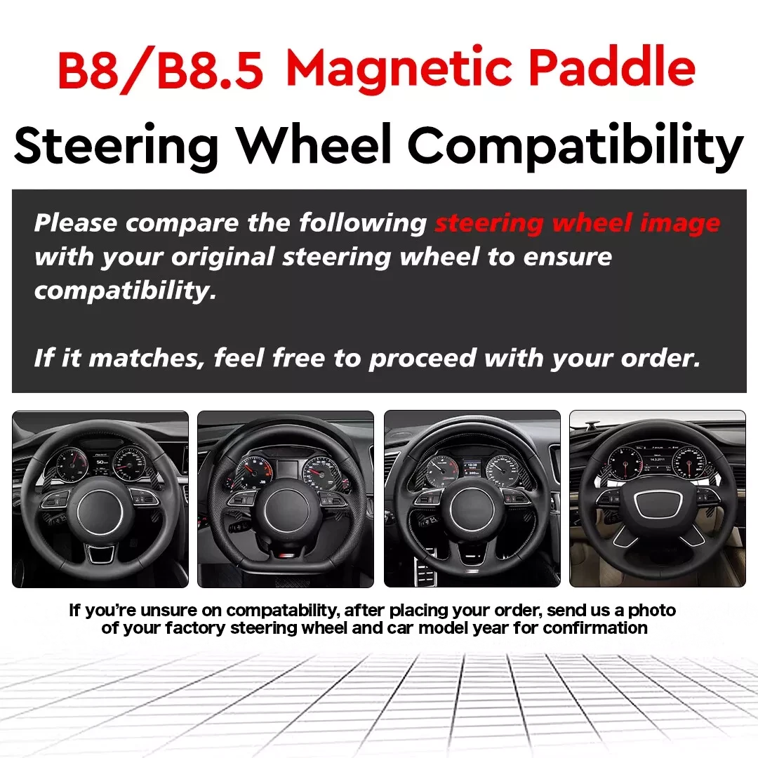 Audi Magnetic Paddle Shifters (B8/8.5, B9/9.5, C7, C8)